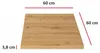 Küchen Arbeitsplatte 60 cm 38 mm Küchenzeile Küchenblock Produktbild-Vorschau 4