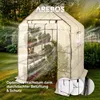 AREBOS Treibhaus 143x143x195 cm mit Ablagen & Produktbild-Vorschau 9