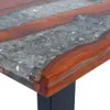 Table basse en résine de teck 100x50 cm Voir les images du produit 9