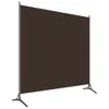 vidaXL Paravent Marron 175x180 cm Tissu Voir les images du produit 1