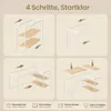 VASAGLE Schreibtisch mit Stauraum, L-Form Computertisch, Produktbild-Vorschau 5