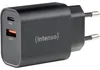 Intenso Power Adapter 1x USB-A/1x USB-C 30W Black Produktbild-Vorschau 1