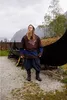 Wikinger Gugel aus Wolle "Bjomolf" Braun Produktbild-Vorschau 1