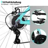 Hiland Damen Mountainbike 27,5 Zoll, Aluminium Rahmen 18 Produktbild-Vorschau 6