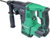A cordless rotary hammer drill is shown against a white background. Voir les images du produit