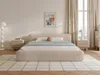 FEDVE Polsterbett Taftan aus Bouclé-Stoff 180x200 cm, Beige Produktbild-Vorschau 2