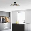 Opviq, Circle - 1346, Kronleuchter, Schwarz, Eisen, 73 x 73 Produktbild-Vorschau 1