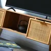 Stolik RTV z 2 szufladami i frontami rattanowymi, szerokość Podgląd zdjęcia produktu 4