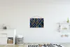 MuchoWow® Textilposter Gold - Blau - Muster 60x40 cm mit Produktbild-Vorschau 2