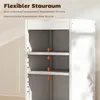 Libreria HOMCOM con rotelle, carrello porta libri con Anteprima dell’immagine prodotto 5