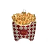 Christbaumschmuck Glas Pommes frites 11cm rot Produktbild-Vorschau 1