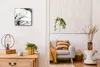 Coloray Uhr auf Leinwand 30x30 cm Wand Uhr Dekoration Produktbild-Vorschau 3