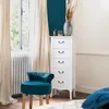 Atmosphera | Commode - Blanche - 5 tiroirs - Design élégant Voir les images du produit 2