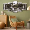 Italienischer Leinwand Leinwandbild - World breeze 200x100 Produktbild-Vorschau 4