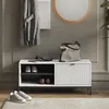 Botník s lavicí Vicco Eliza Bílá 100 x 45 cm se skládacími Náhled obrázku produktu 3