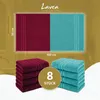 Lavea® 8er Set Handtücher 50x100 cm - Elena, 100% Produktbild-Vorschau 7