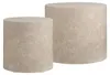Set di 2 tavolini Nuuk in marmo beige. Anteprima dell’immagine prodotto 8