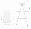 Brabantia Wäschetrockner Turm 23M Elfenbein, 477843 Produktbild-Vorschau 6