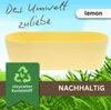 Leni Flori Jardiniere Blumentopf länglich 36 cm lemon / Produktbild-Vorschau 3