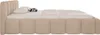 FEDVE Polsterbett Limata aus Velvet 180x200 cm, Beige Produktbild-Vorschau 5