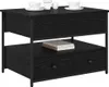 vidaXL Couchtisch Schwarz Eichen-Optik 70 x 50 x 54,5 cm Produktbild-Vorschau 3