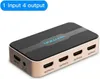 Vention 1 In 4 Out HDMI Splitter 4K@30Hz Zlatý typ Náhled obrázku produktu 1