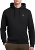 Lyle Scott Herren Fleece Kapuzenpullover Schwarz : Größe - Produktbild-Vorschau 1