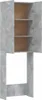 vidaXL Skříňka na pračku Betonová šedá 64x25,5x190 cm Náhled obrázku produktu 5
