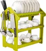 Verk 07109 Trzypoziomowy ociekacz do naczyń zielony Podgląd zdjęcia produktu 5