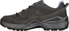 Side view of a gray hiking shoe. Voir les images du produit