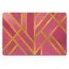 MuchoWow® Schreibtischunterlage Gold - Design - Rosa 60x40 Produktbild-Vorschau 1