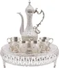 Teekanne Set mit 6 Teetassen Teetablett exquisites Produktbild-Vorschau 1