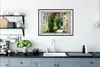 MuchoWow® Gerahmtes Poster Blauer Regen - Blumen - Aussicht Produktbild-Vorschau 3