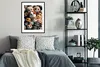 MuchoWow® Gerahmtes Poster Katze - Design - Braun - Grau - Produktbild-Vorschau 2