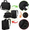 Peterson | Tasche-Rucksack 2in1, für Laptop, Schwarz, Uni, Produktbild-Vorschau 14