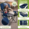 TRESKO® Campingstuhl Faltbar bis 200kg | Faltstuhl mit Produktbild-Vorschau 5
