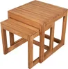 Beistelltisch Verwood 2er Set Teakholz massiv Garten Produktbild-Vorschau 2