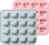 Silikonová forma na čokoládu Piggy, 2 balení, 16 jamek, Náhled obrázku produktu 1