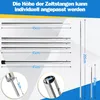 Izrielar 2pcs Zeltstangen 2m Silber Tarpstange Sonnensegel Produktbild-Vorschau 2