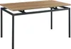 Esstisch ’Hemnes’ für 6 Personen 140 x 80 cm Stahlbeine Produktbild-Vorschau 3