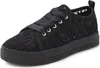 LASCANA Sneaker Schnürhalbschuhe, Freizeitschuhe, schwarz Produktbild-Vorschau 1