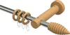 Interdeco Gardinenstange / Vorhangstange Edelstahl-Optik / Produktbild-Vorschau 1