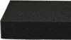A close-up, side view of a black foam filter. Produktbild-Vorschau