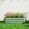 Outsunny Bac à plantes surélevé en acier, bac à fleurs Voir les images du produit 9