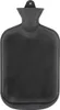 A black rubber hot water bottle is shown against a white background. Anteprima dell’immagine prodotto