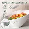 DOWAN 769 ML abgeschrägten Salatschüsseln von 2 Packungen - Produktbild-Vorschau 3