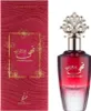 A perfume bottle and its packaging are displayed side-by-side against a white background. Voir les images du produit