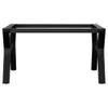 vidaXL Couchtisch-Gestell in Y-Form 80x70x43 cm Stahl Produktbild-Vorschau 4