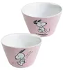 The Peanuts Schüssel Snoopy - Müslischale Schale Rosa mit Produktbild-Vorschau 1