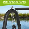 YITAHOME Hängesessel Hängeschaukel mit Gestell und Kissen, Produktbild-Vorschau 4